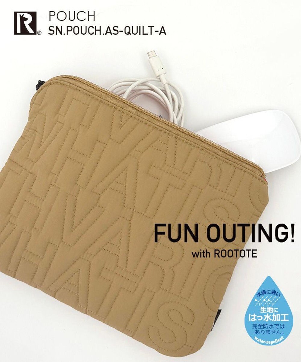 ROOTOTE 1321【オリジナル】SN.ポーチ.アルファベットスープ-キルティング-A 