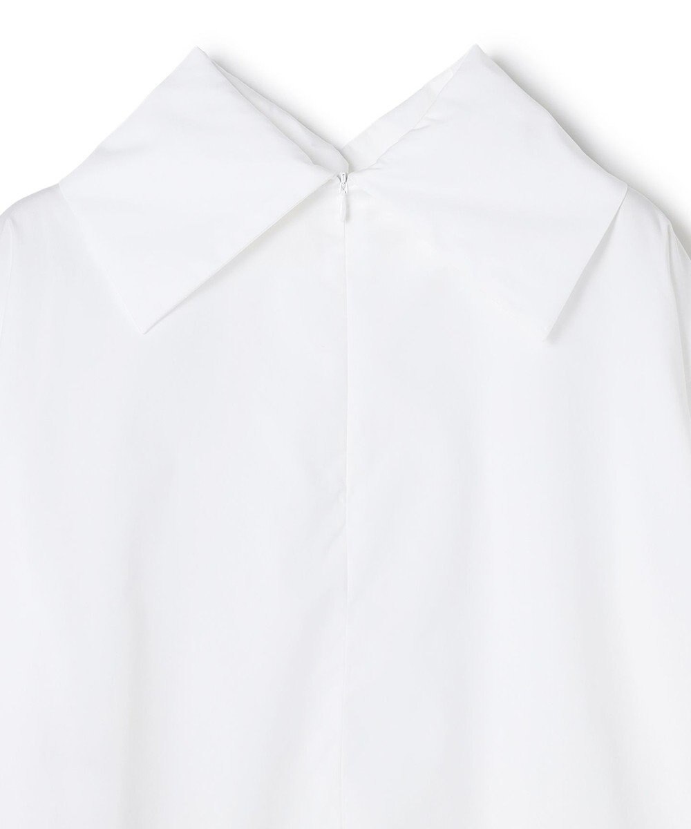 BEIGE， 【洗える】PERRY / コットンロールカラープルオーバーブラウス 