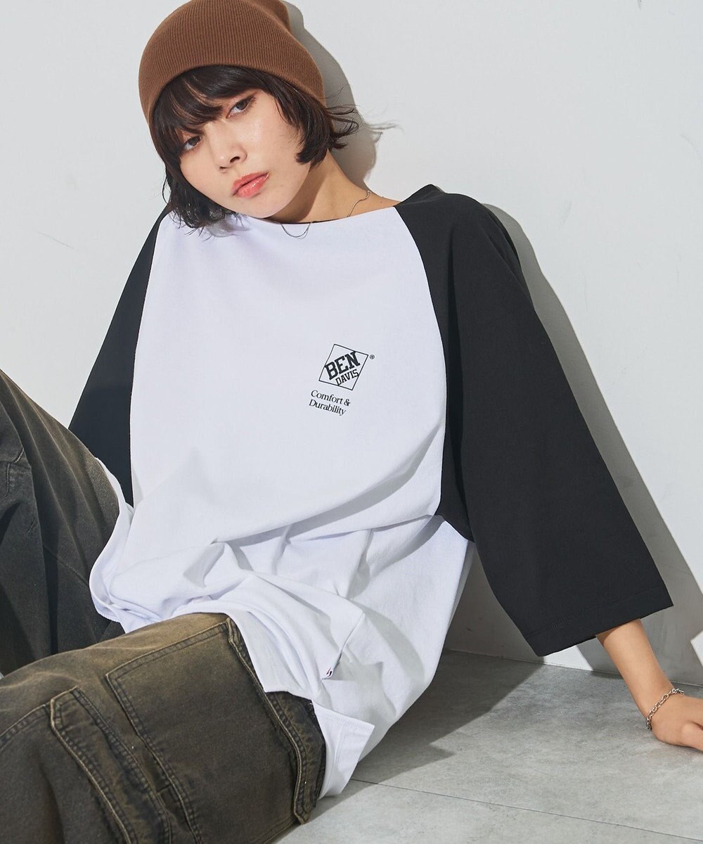 WEGO 【ユニセックス着用ITEM】別注ベンデイビスラグランT 