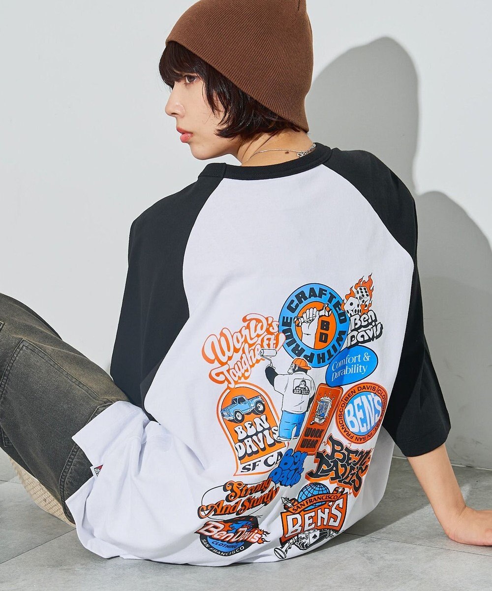 WEGO 【ユニセックス着用ITEM】別注ベンデイビスラグランT 