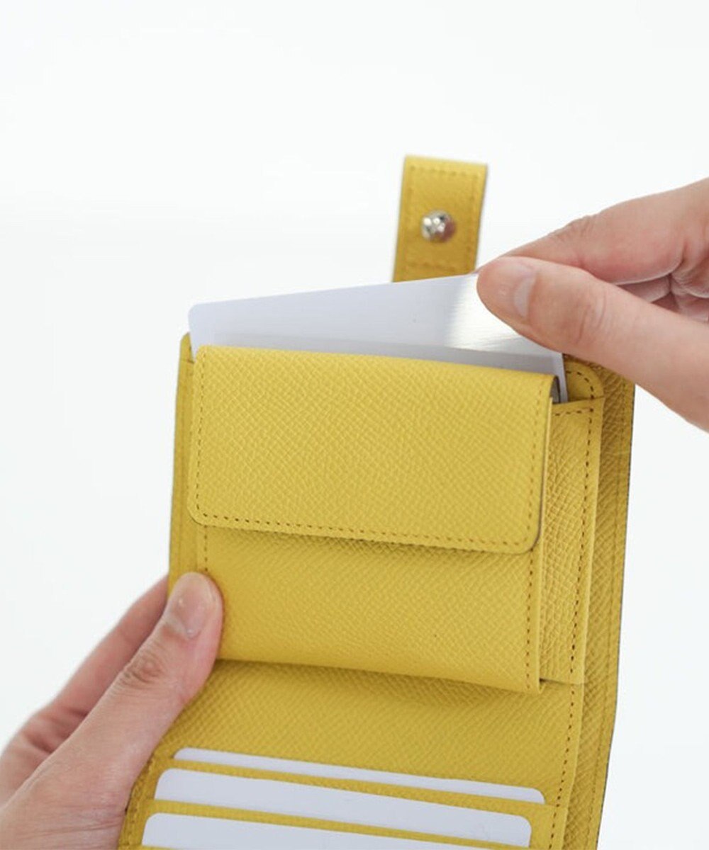 Atelier nuu 日本製 本革 バイカラーnoble 二つ折れウォレット 