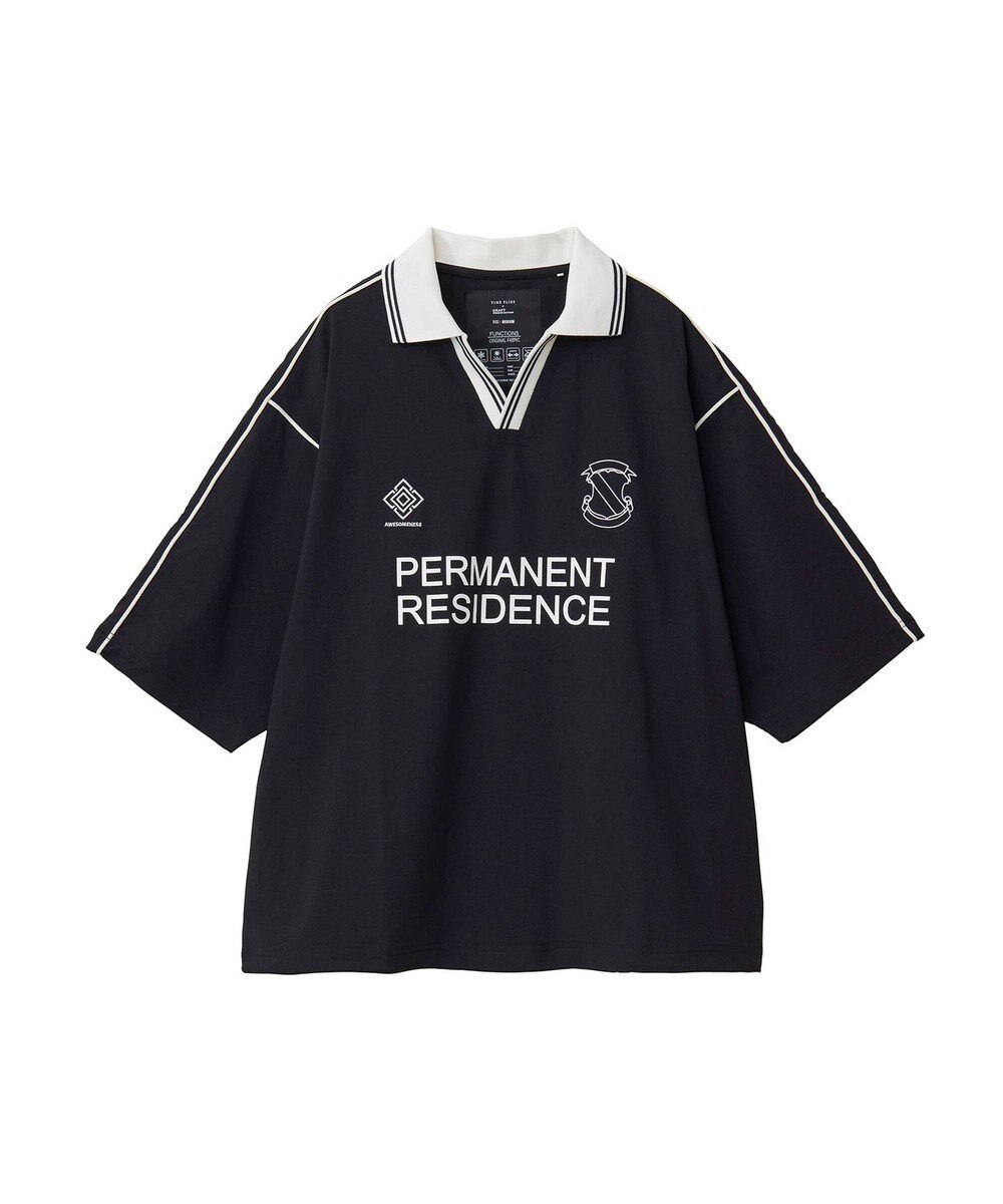 CRAFT STANDARD BOUTIQUE 接触冷感/UVカット/イージーケア/ストレッチ/ゲームシャツ-A 