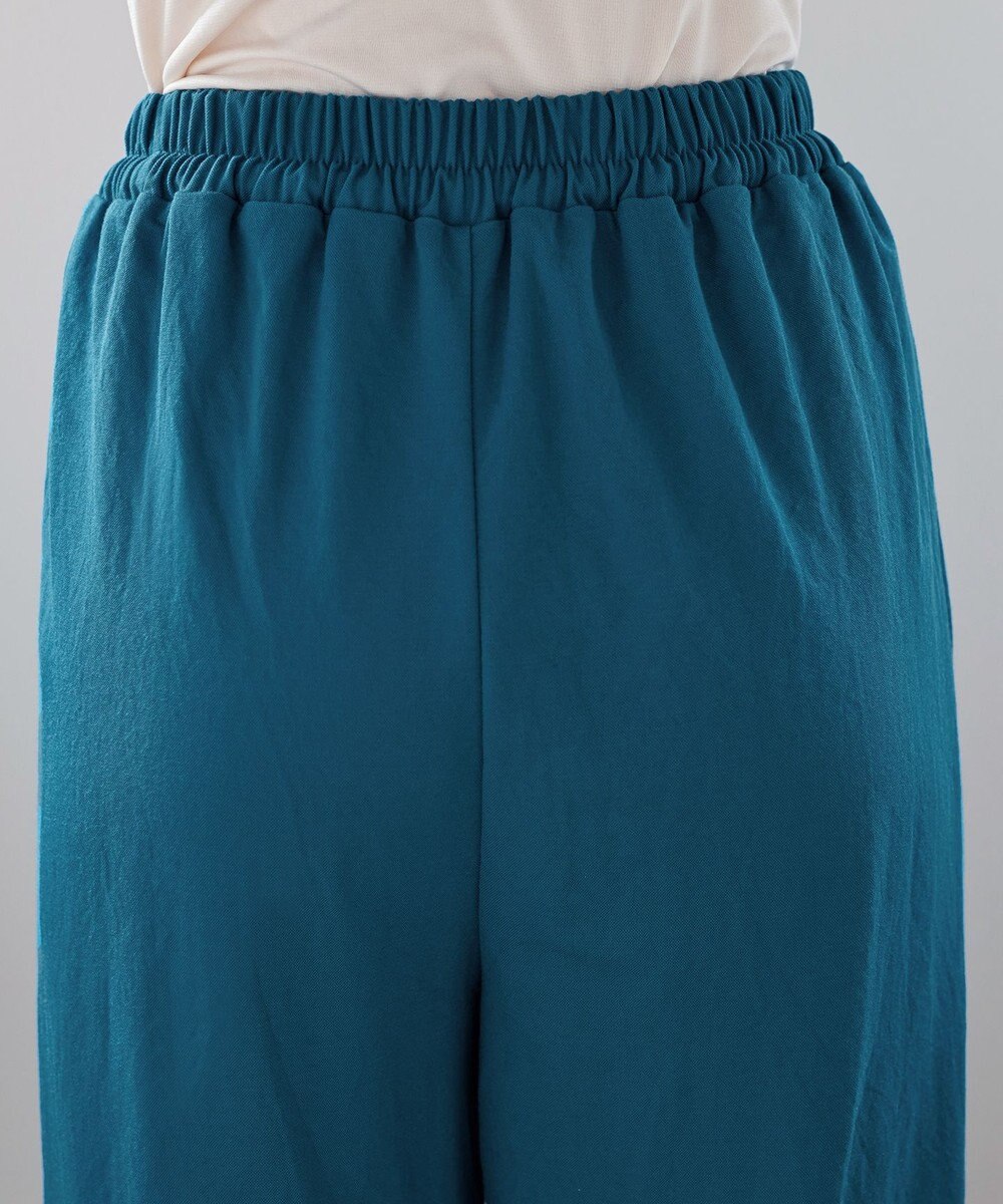 Tiaclasse 【接触冷感・洗える】イージーカットソーピンタックパンツ 