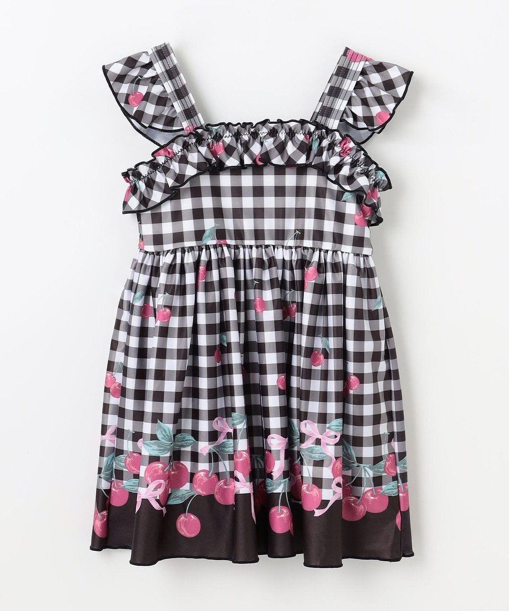 ANY KIDS ギンガム×フルーツ ワンピース水着 