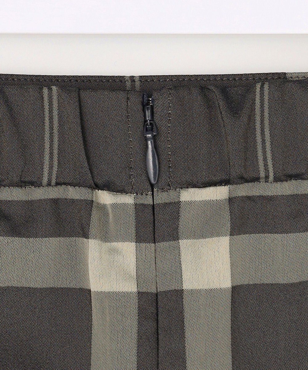 J.PRESS LADIES S ブロックチェックジャガード フレア スカート 