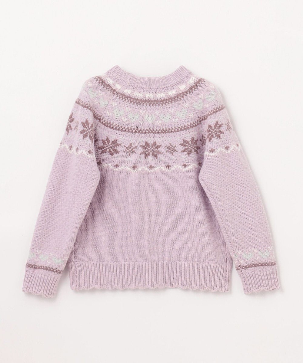 ANY KIDS ノルディック柄 ニット 