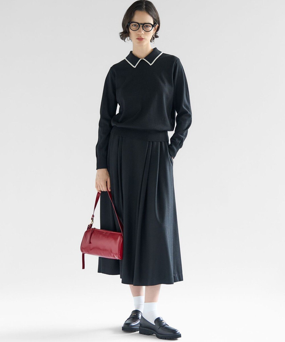 23区 S 【洗える】ウーステッドウール ポロニット 