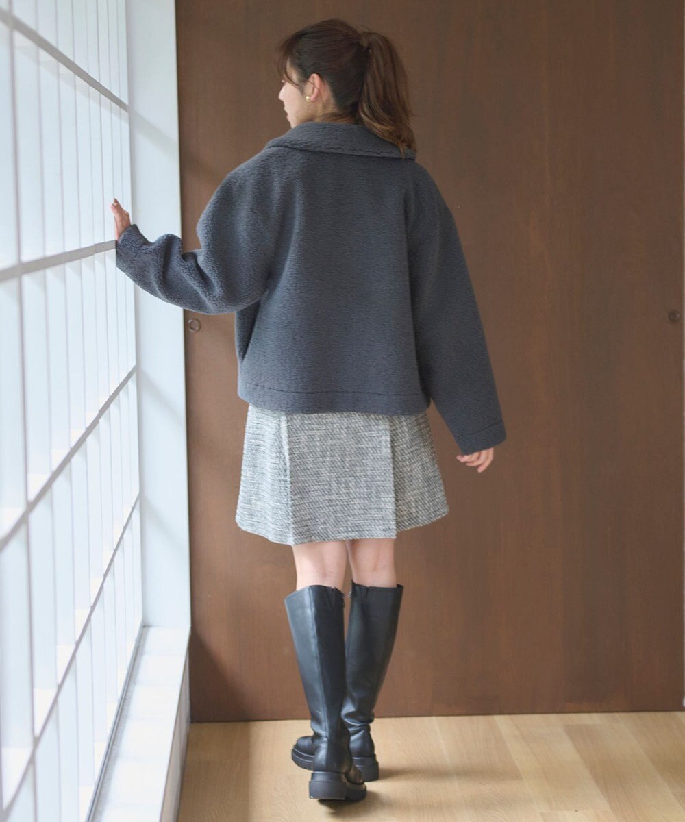 Feroux リバーシブル ムートンボアコート 