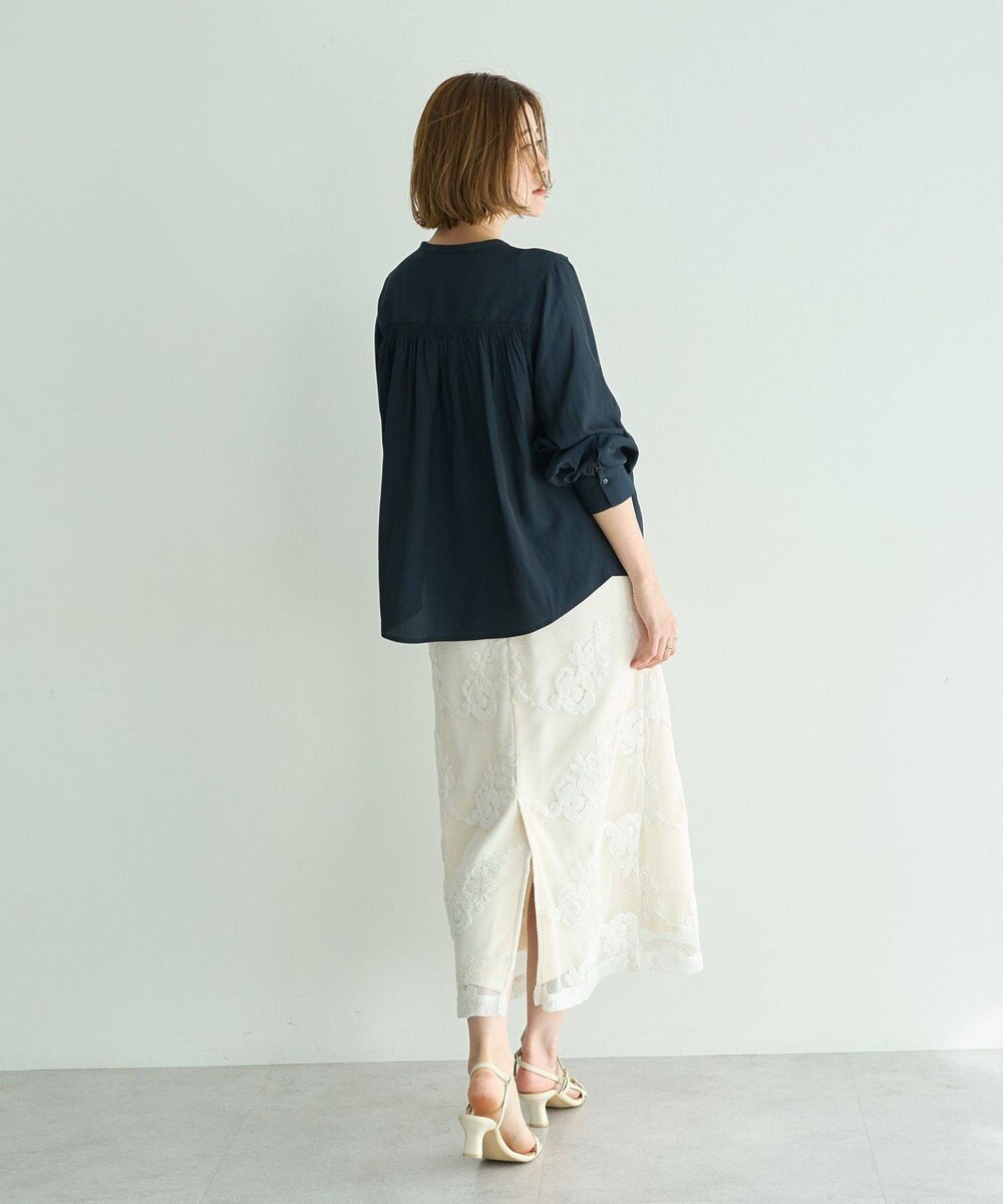 YECCA VECCA ギャザーブラウス 