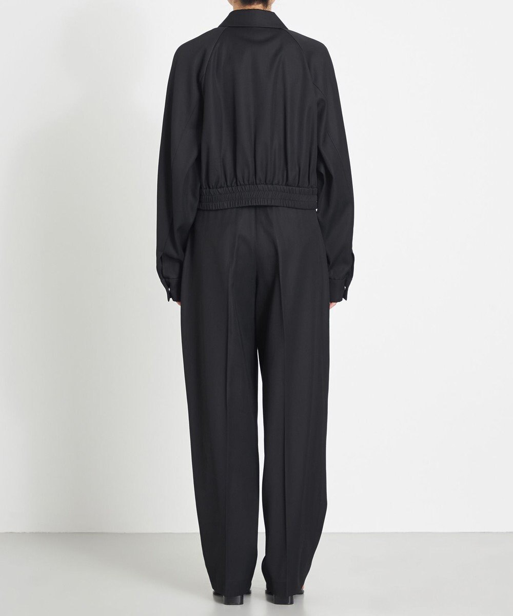 NAVE 【Nave　洗える】バルキーツイル ジップアップブルゾン 