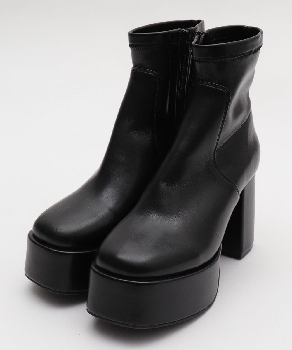 WEGO ストレッチヒールショートブーツ 