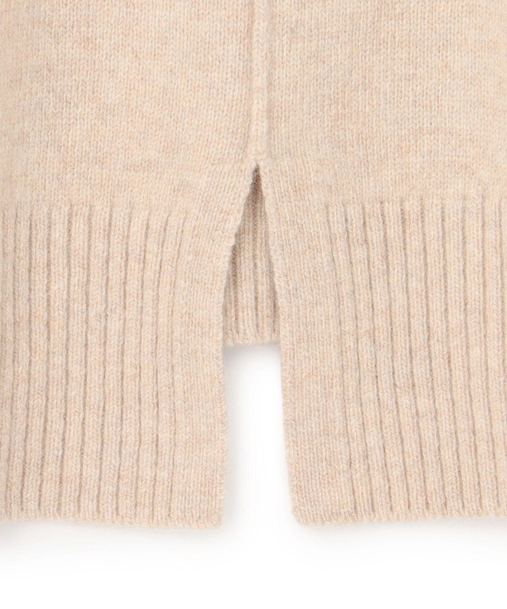 J.PRESS YORK STREET 【WOMEN】ウールカシミヤ デザインタートルネック ニット 