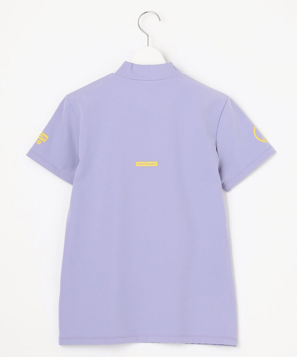 PW CIRCULUS 【WOMEN】【ストレッチ / UVケア】ロゴ モックネック シャツ ゴルフウェア レディース 