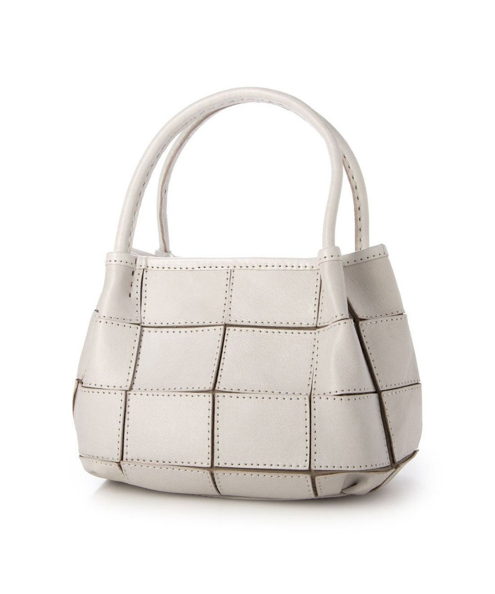 UNBILLION ピークスピーク PEAKSPEAK / 牛革パッチワーク・フラップトートS 