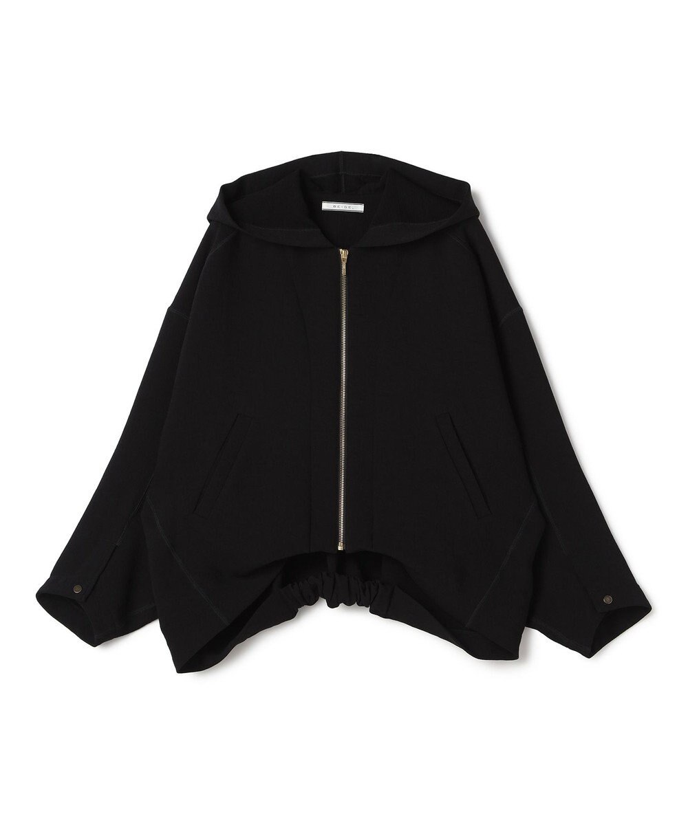 BEIGE， BROOM / スウェット風コンパクトライトパーカー 