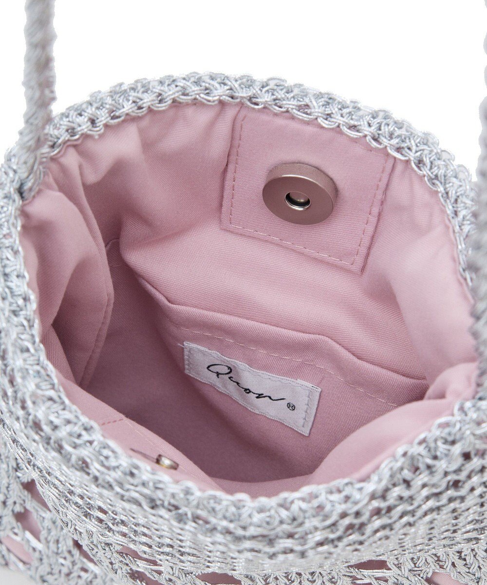 Green Parks ・ＱＵＯＮ　マクラメメタルミニショルダー 