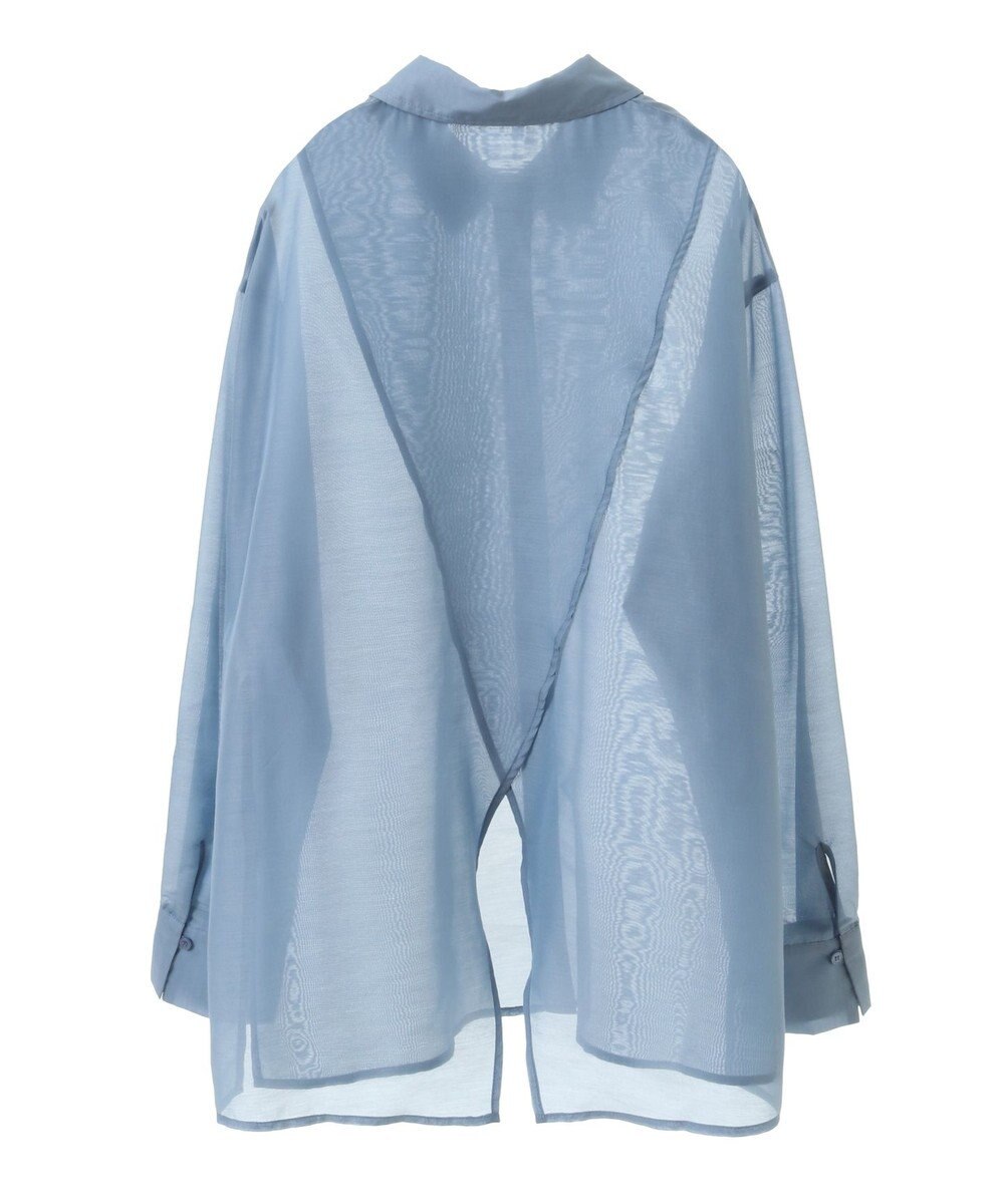 earth music&ecology バックスリットシアーシャツ 