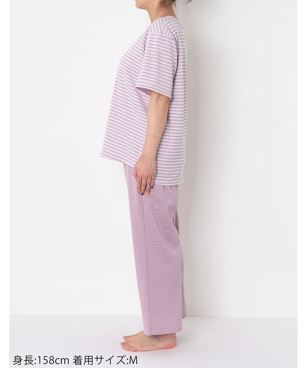 ワコール／睡眠科学 【パジャマ】　5分袖　9分丈　肌のべとつきを軽減　吸汗速乾性　睡眠科学／ワコール　YDT140 