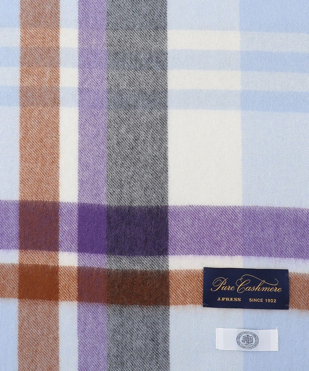 J.PRESS LADIES カシミヤチェック マフラー 