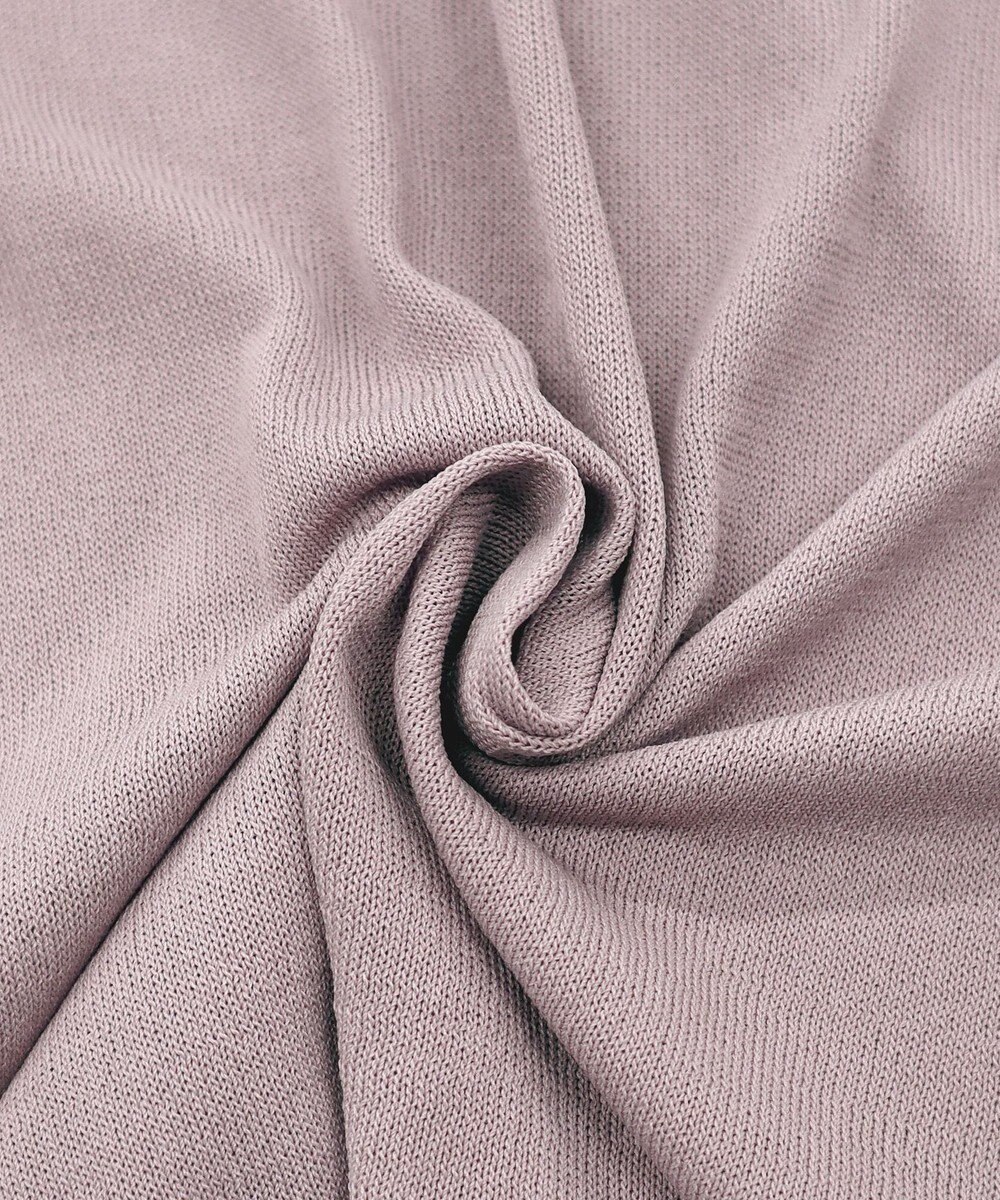 Tiaclasse 【洗える】UVケア機能付きサマーニットロングジップパーカー 