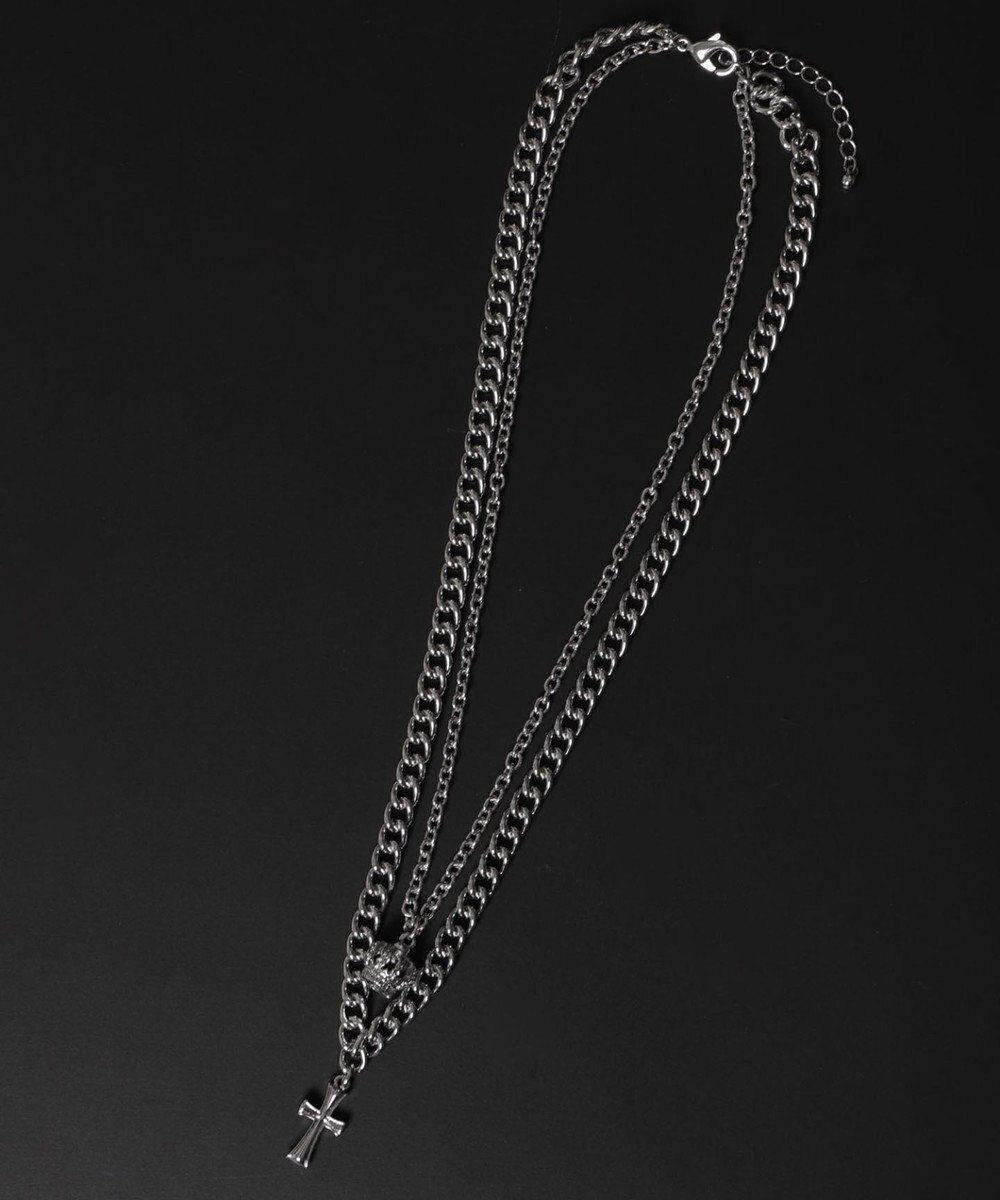 WEGO Mモチーフレイヤードネックレス 