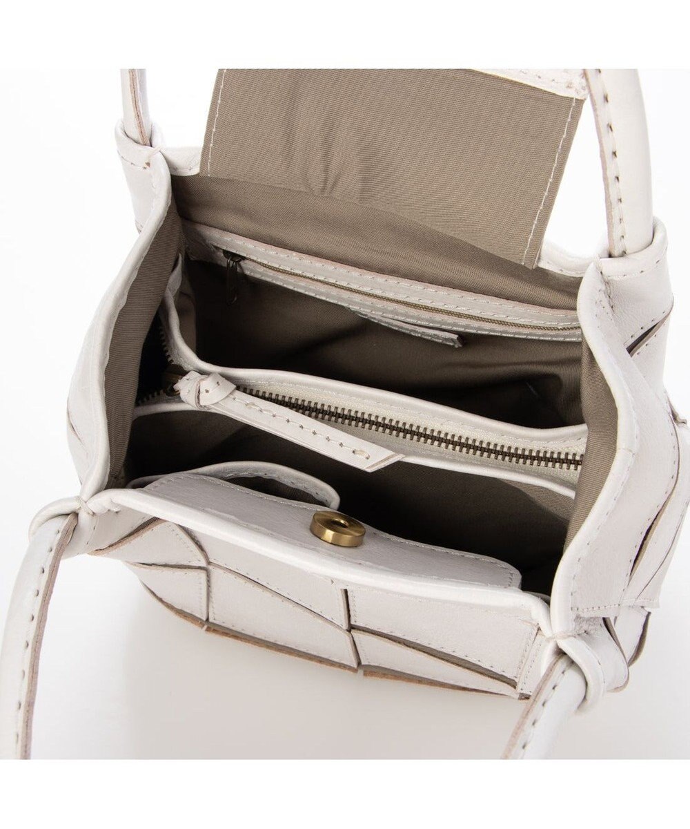 UNBILLION ピークスピーク PEAKSPEAK / 牛革パッチワーク・フラップトートS 