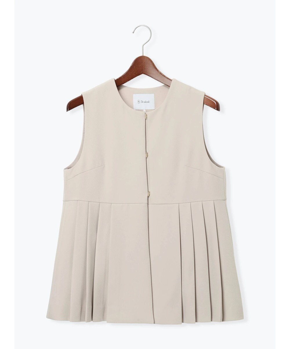 Te chichi 【セレモニーアイテム】サイドプリーツペプラムジレ（セットアップ可） 