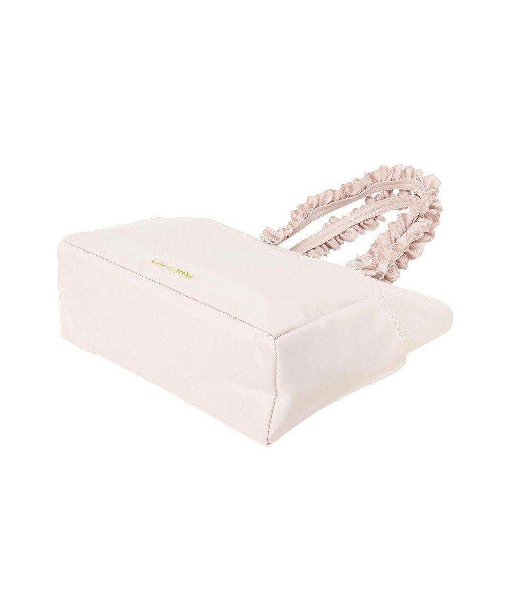 Maison de FLEUR 撥水加工フリルハンドルトートバッグ 