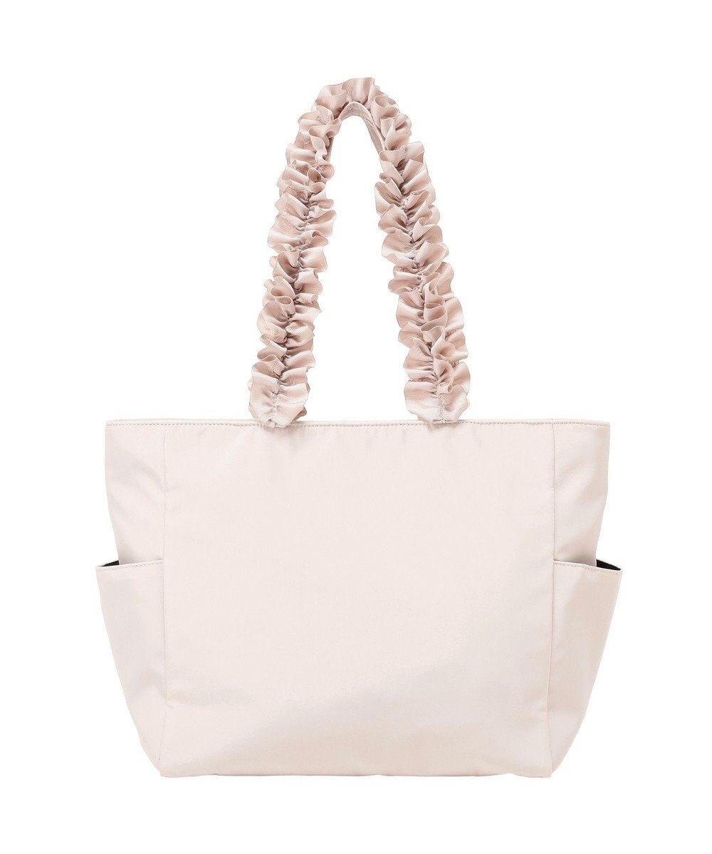 Maison de FLEUR 撥水加工フリルハンドルトートバッグ 