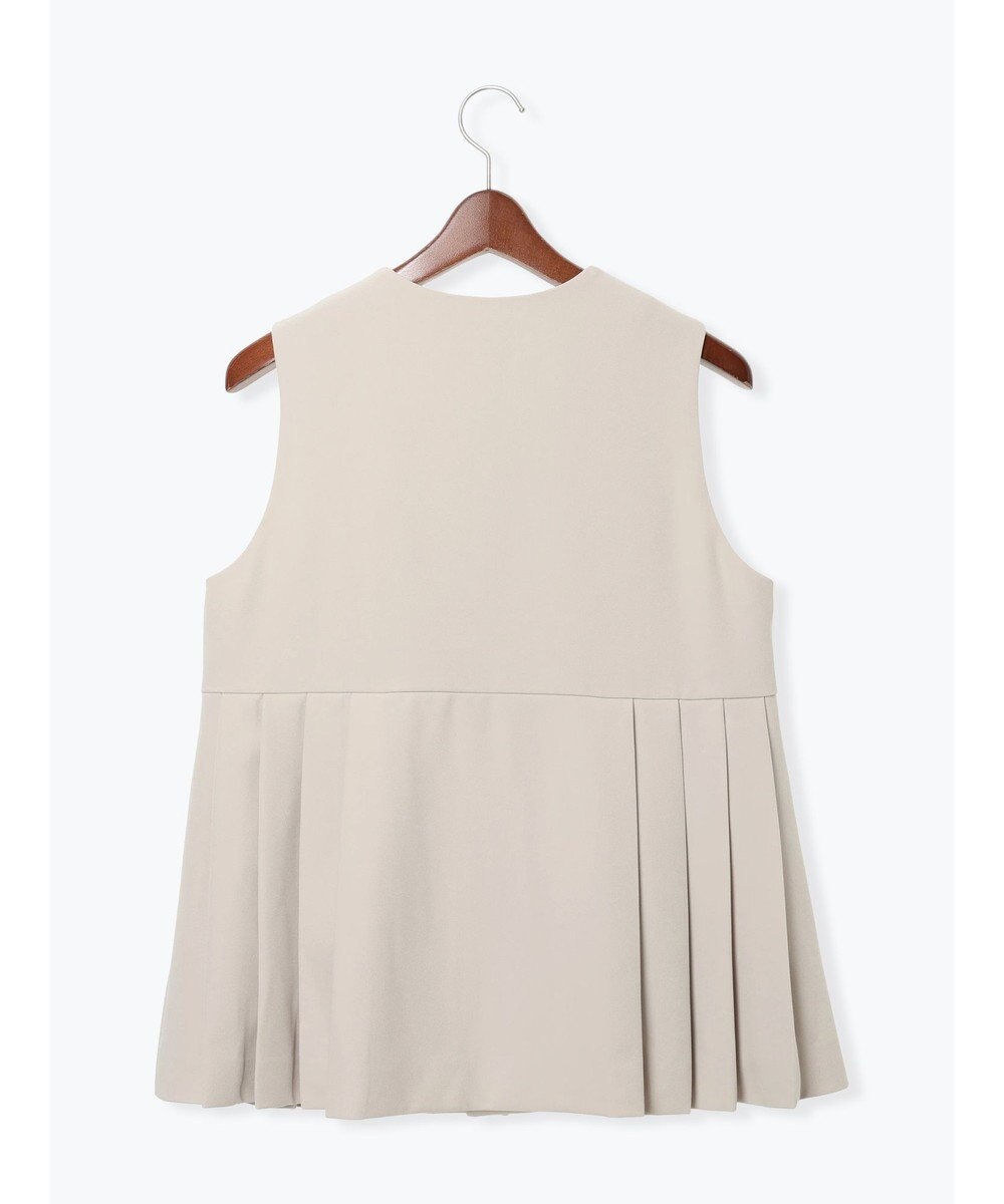 Te chichi 【セレモニーアイテム】サイドプリーツペプラムジレ（セットアップ可） 