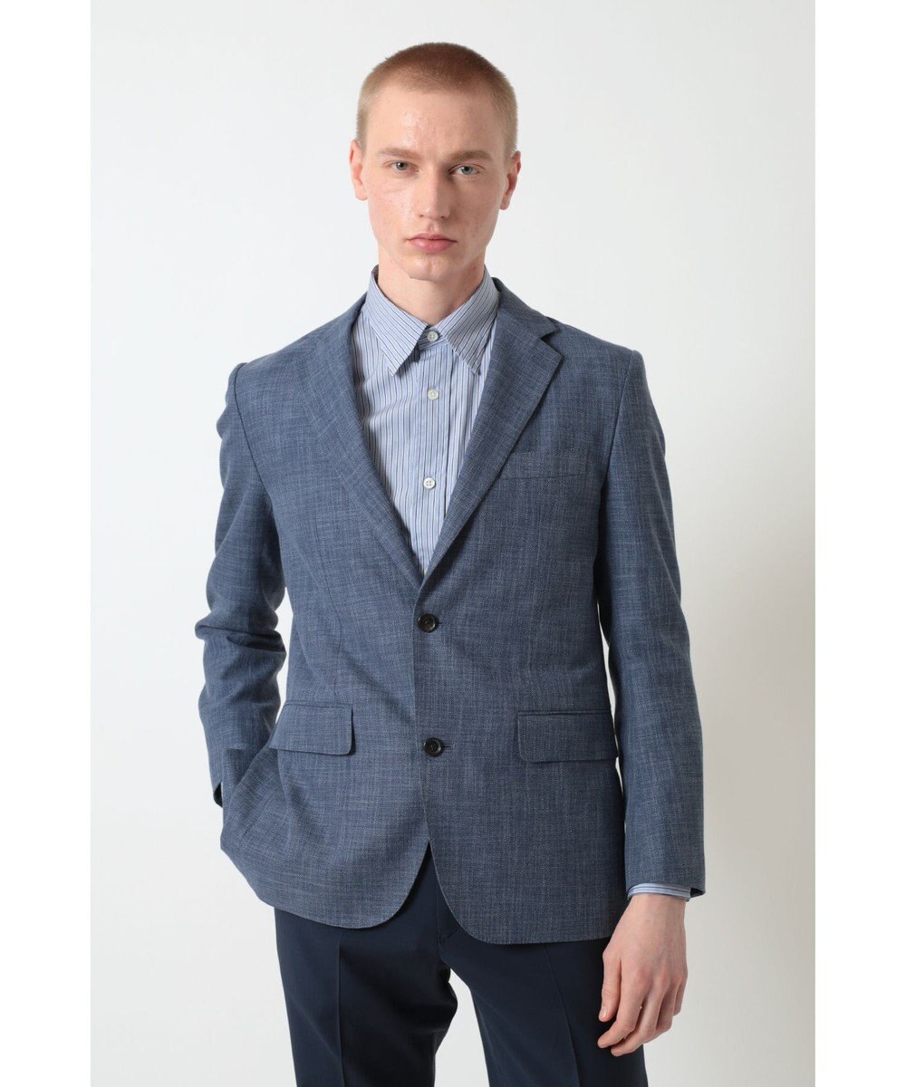 DAKS ウールコットンダークブルージャケット 