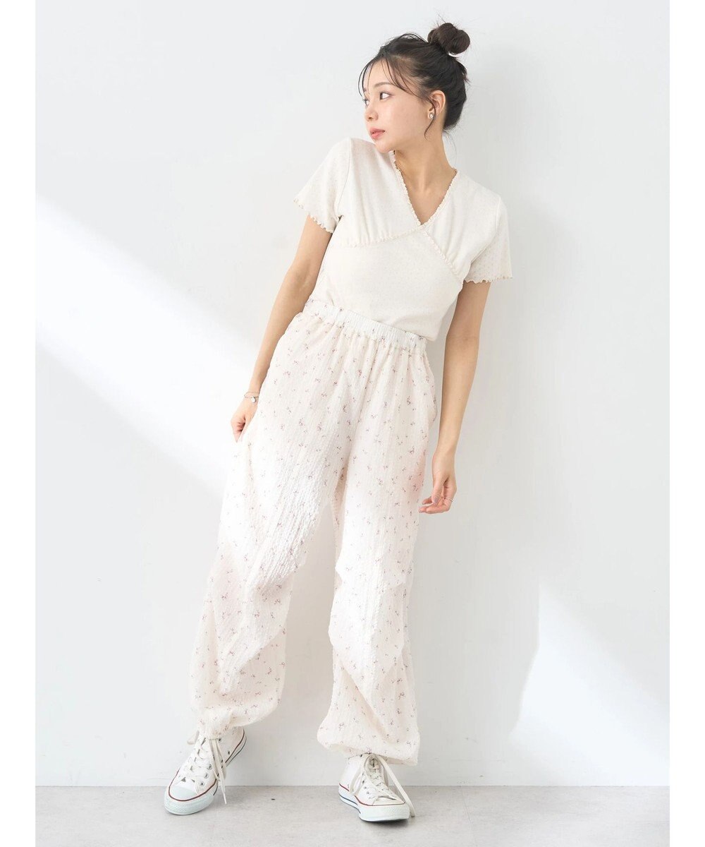 earth music&ecology タックカーゴパンツ 