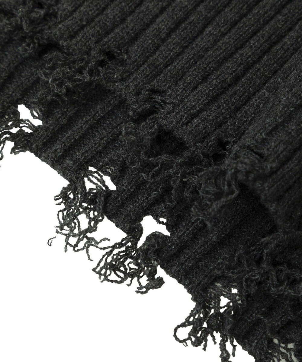 YECCA VECCA ダメージルーズニット 