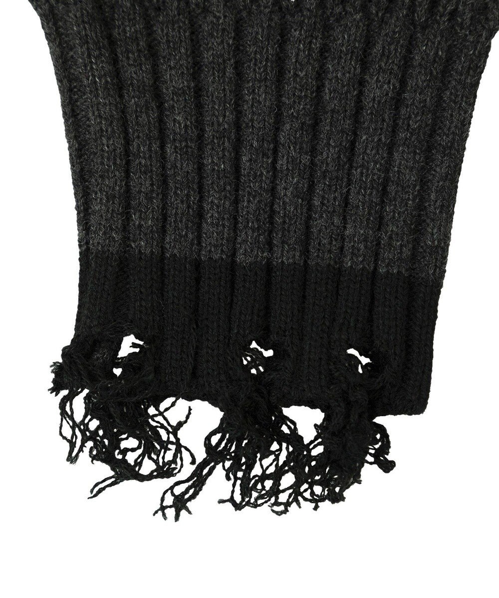 YECCA VECCA ダメージルーズニット 