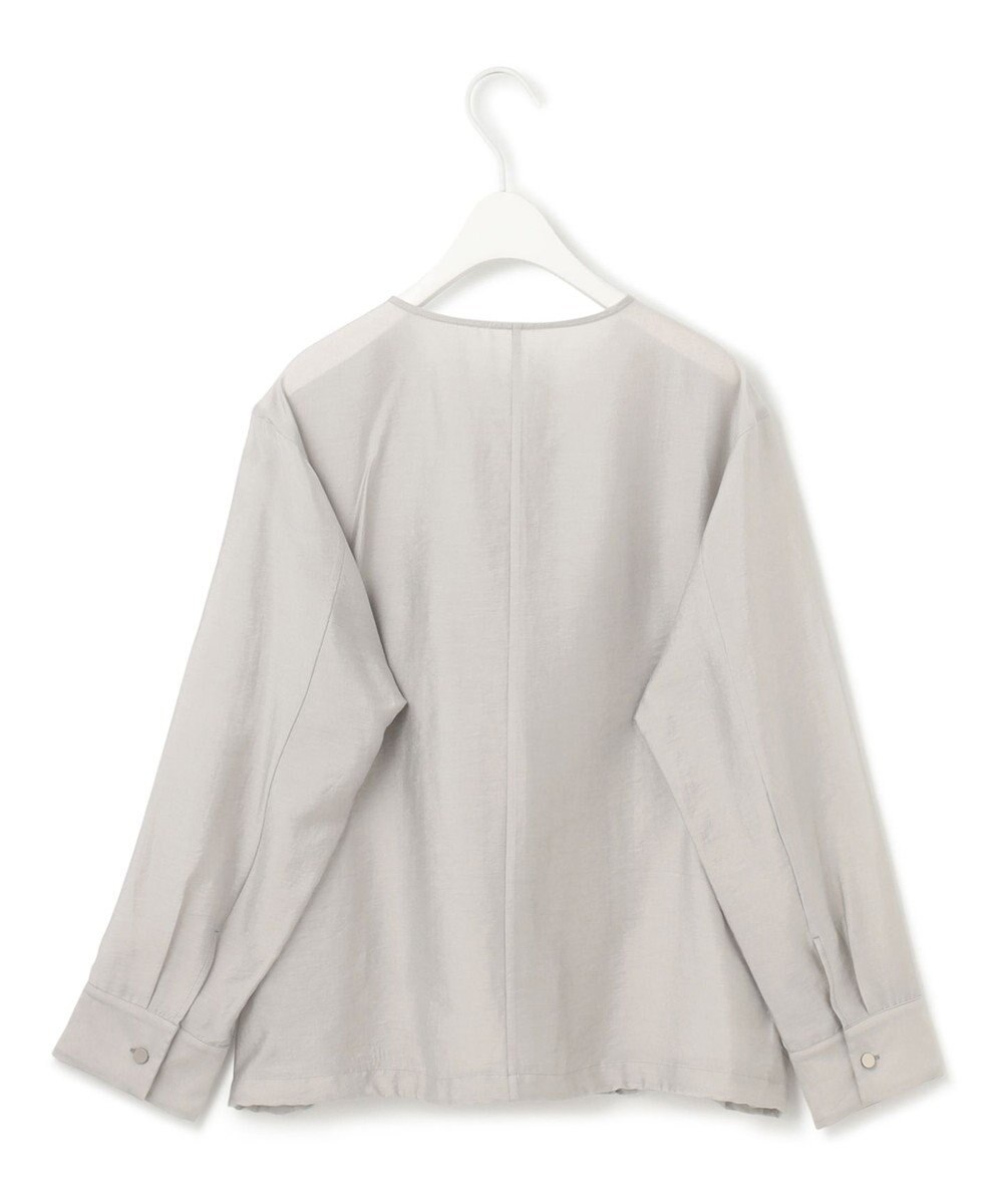 ICB リヨセルナイロンワッシャー ノーカラーブルゾン 