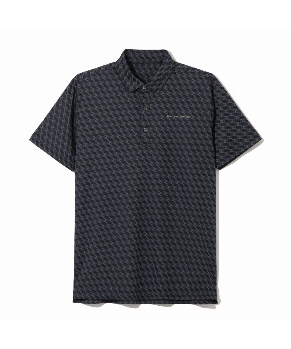ZERO HALLIBURTON 【吸水速乾・UVケア】 ZHモノグラムジャガードポロシャツ ZHG-M5S6 82951 