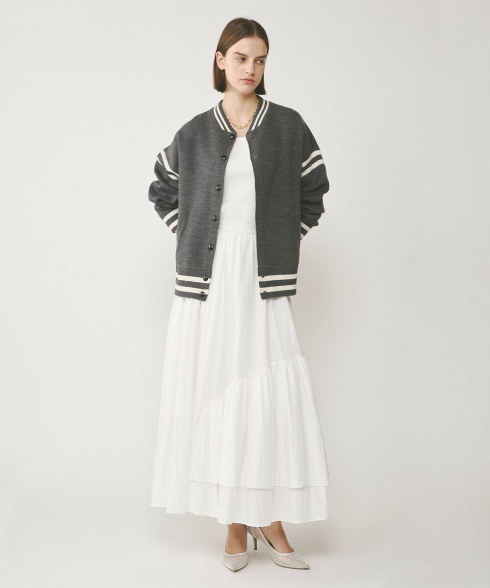 GRACE CONTINENTAL ニットスタジャン 