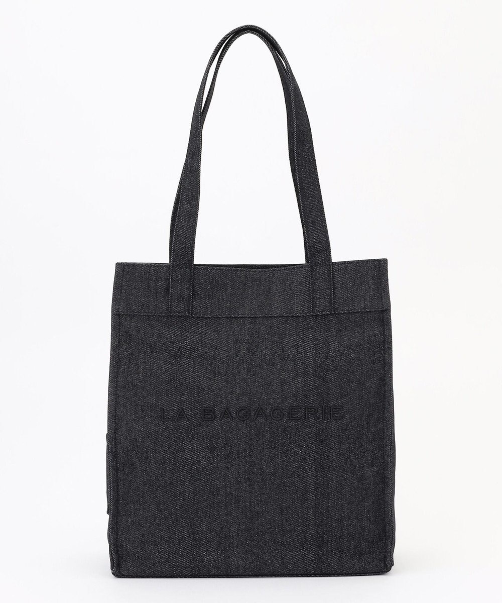 LA BAGAGERIE チャーム付きデニムバッグ Mサイズ 