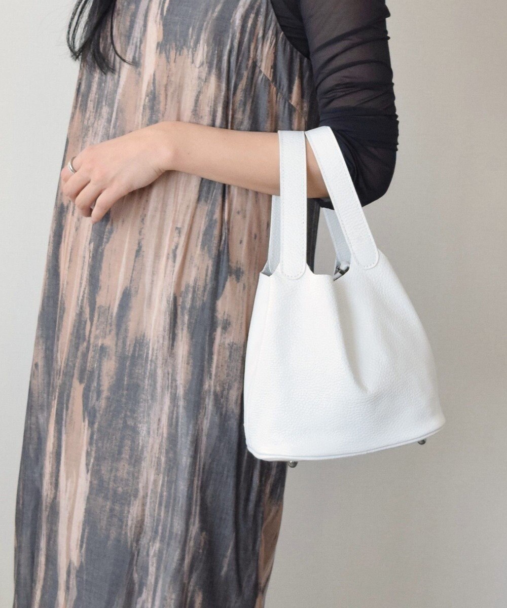 INTER-CHAUSSURES 【ANDREA CARDONE】レザーバケットバッグ 