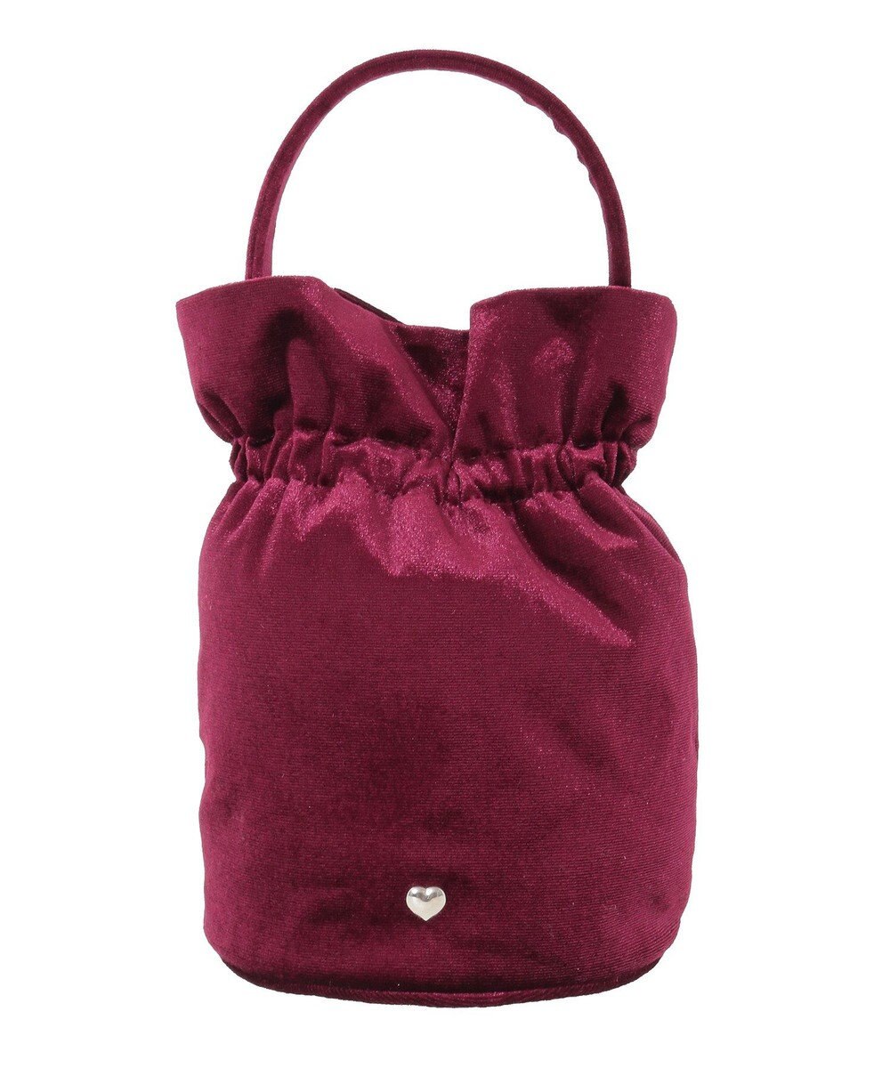 earth music&ecology ベロアハンドルバッグ 