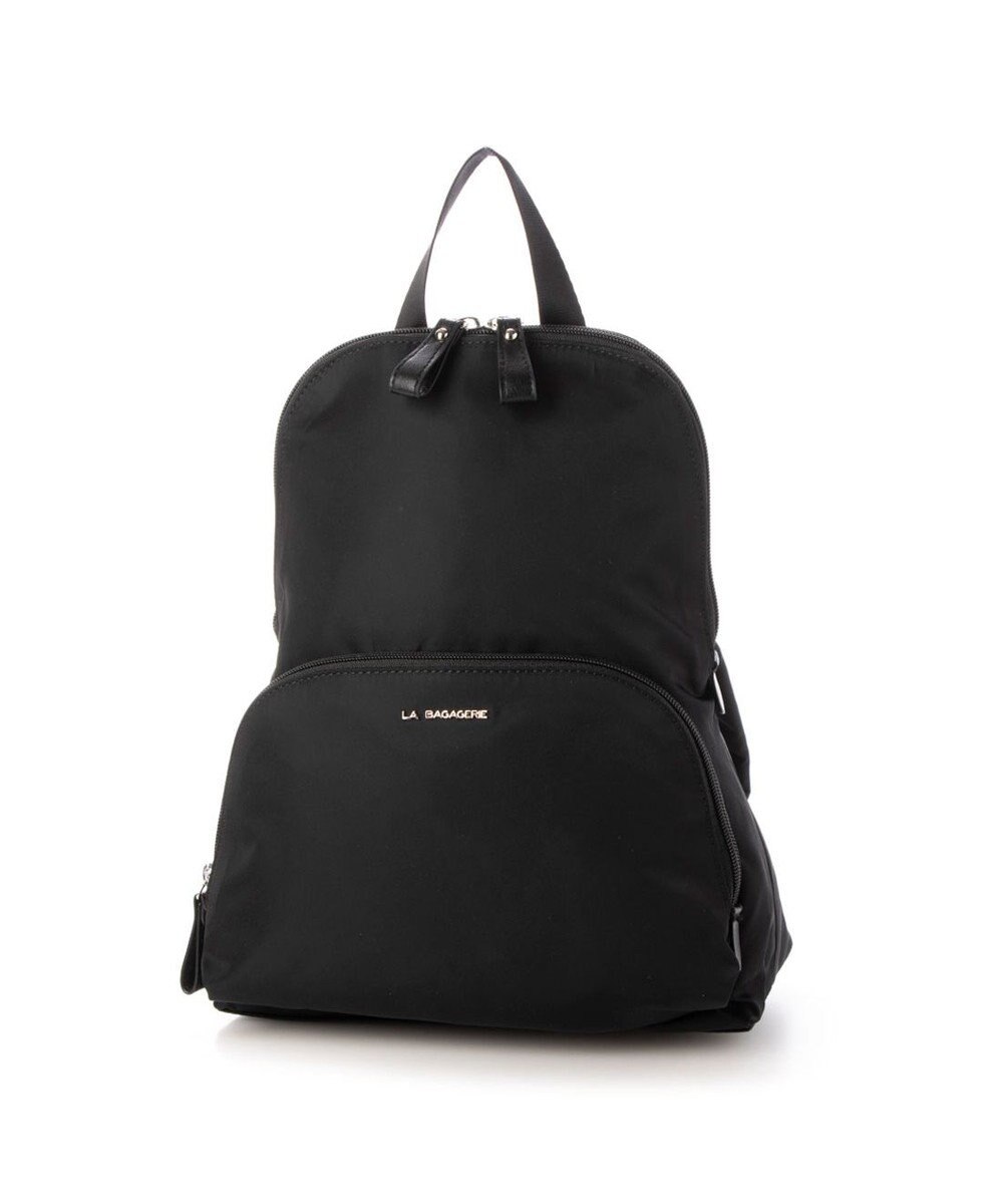 LA BAGAGERIE ナイロン×リサイクルレザー　ミニリュック 