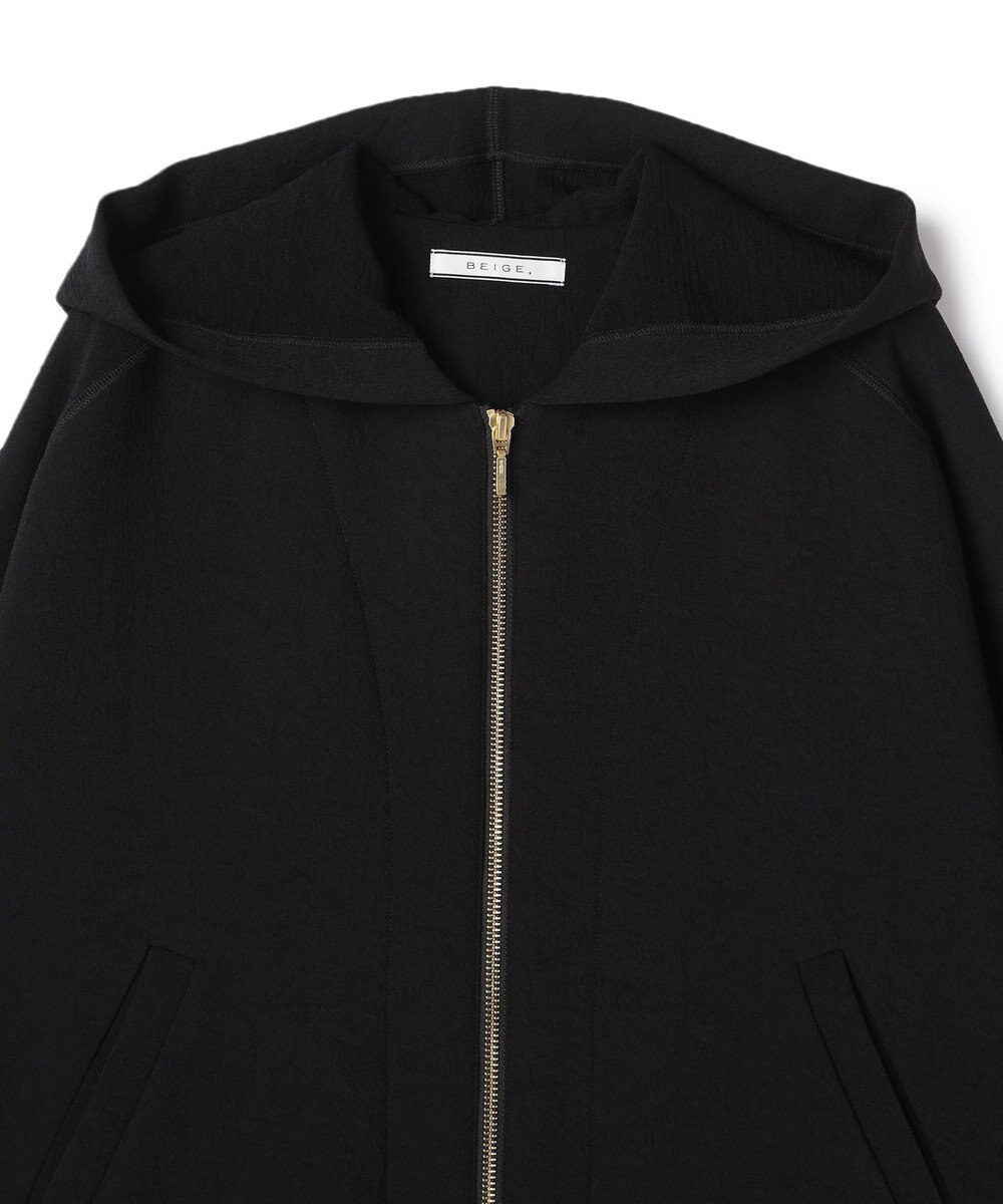 BEIGE， BROOM / スウェット風コンパクトライトパーカー 