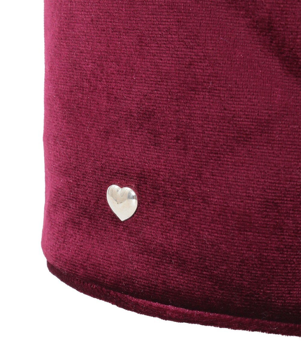 earth music&ecology ベロアハンドルバッグ 