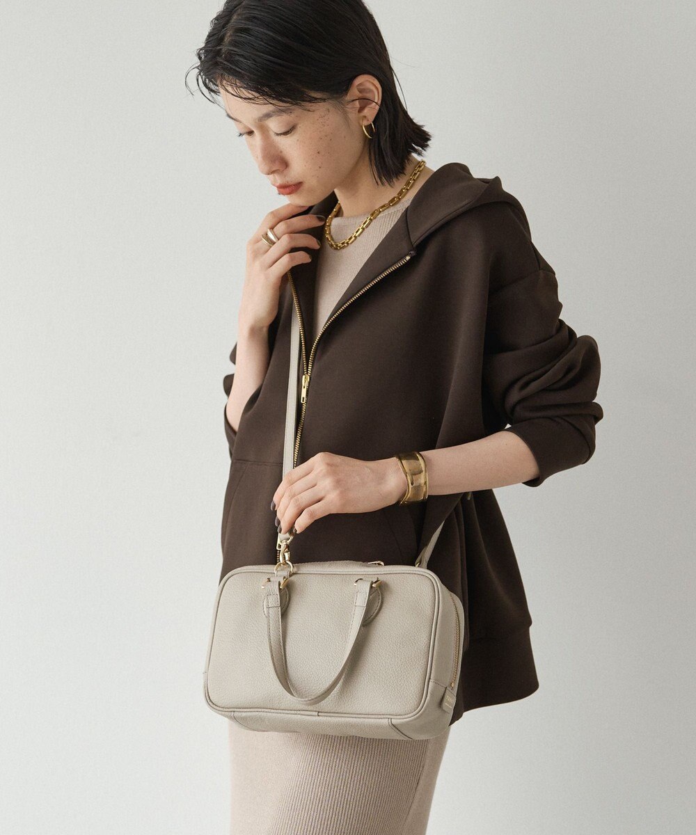 russet 【2025AW新作】シュリンクレザー2WAYミニボストンバッグ(CE-1581) 