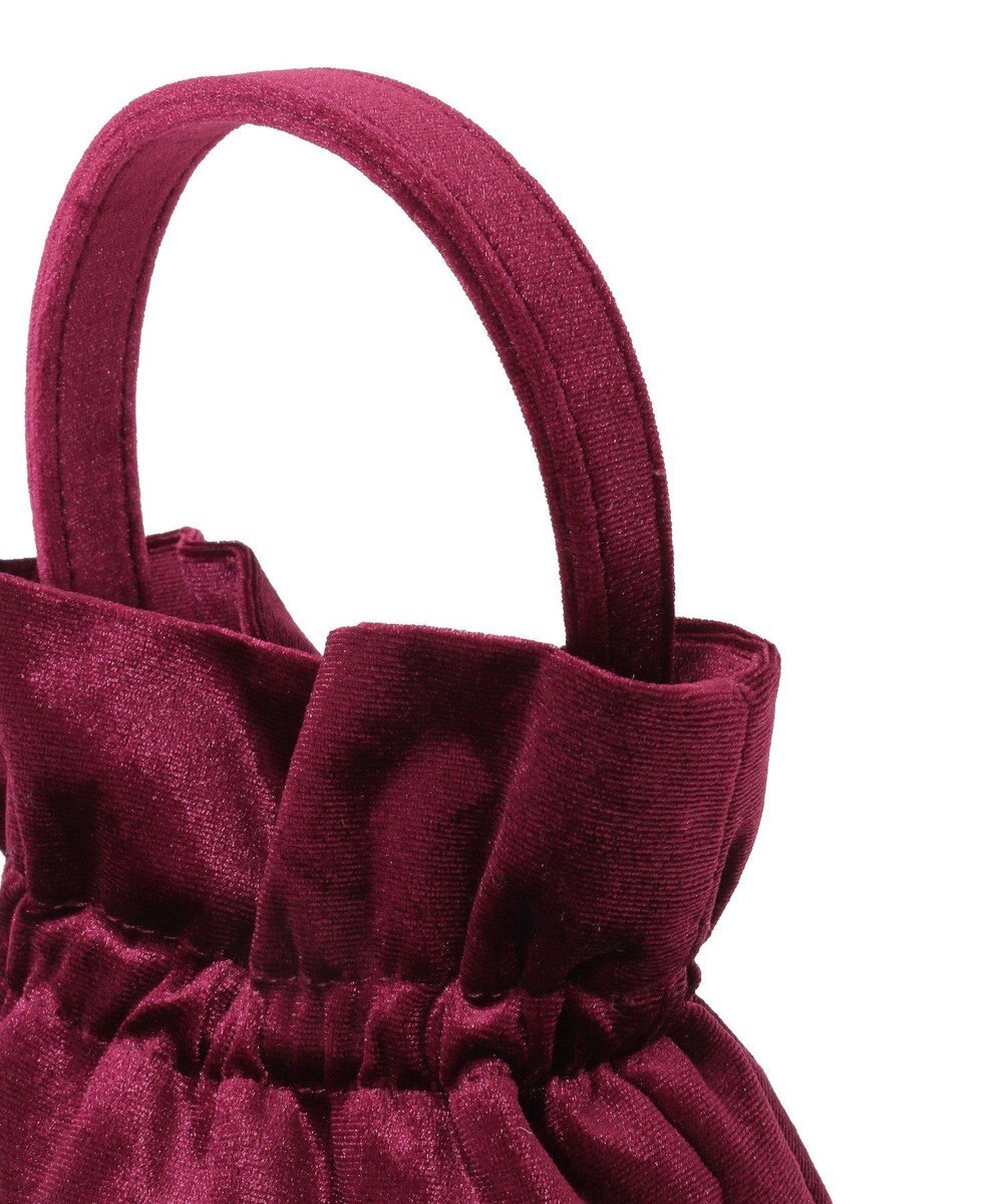 earth music&ecology ベロアハンドルバッグ 