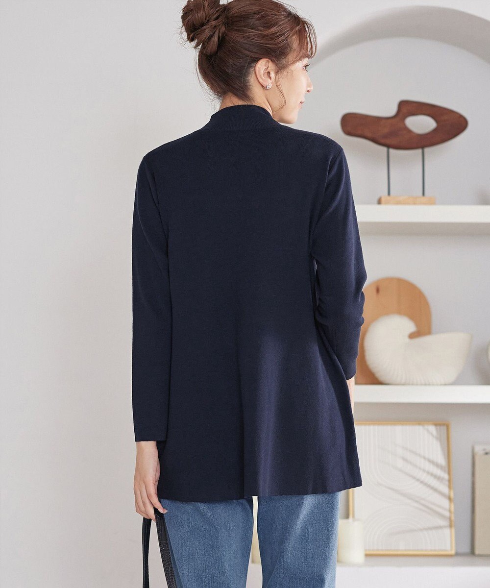 Tiaclasse アーガイルジャガードフリルチュニック 