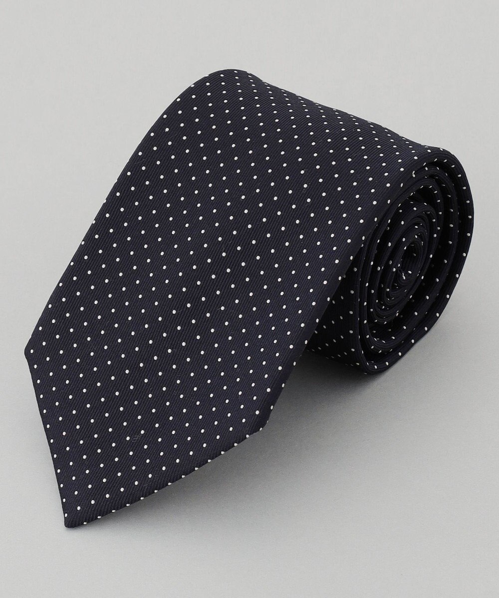 GOTAIRIKU 定番【日本製】シルク ネクタイ_ピンドット 