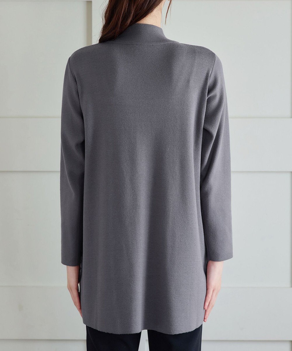 Tiaclasse アーガイルジャガードフリルチュニック 