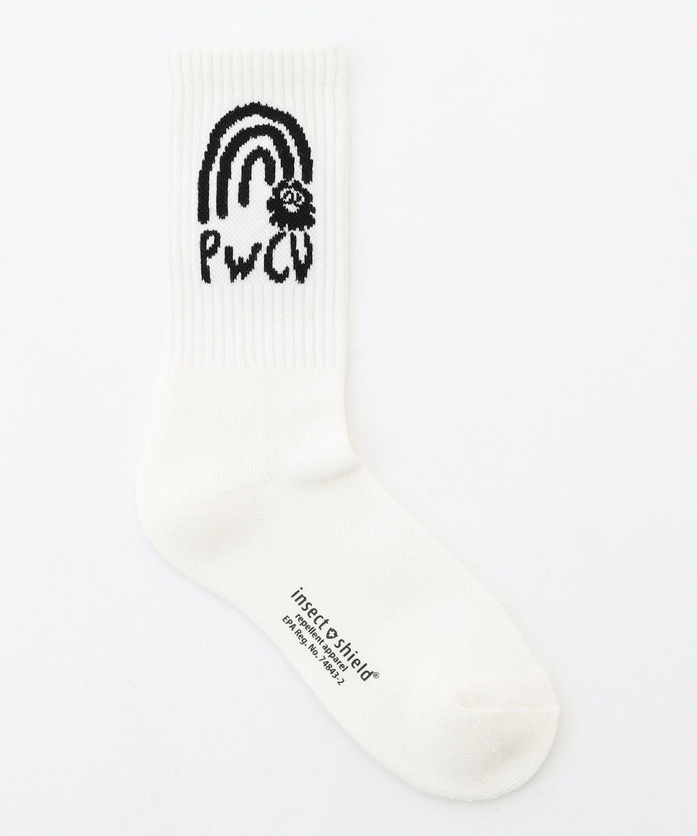 PW CIRCULUS 【虫よけ加工】【WOMEN】P-MOF ソックス ミドル丈 ゴルフウェア レディース 