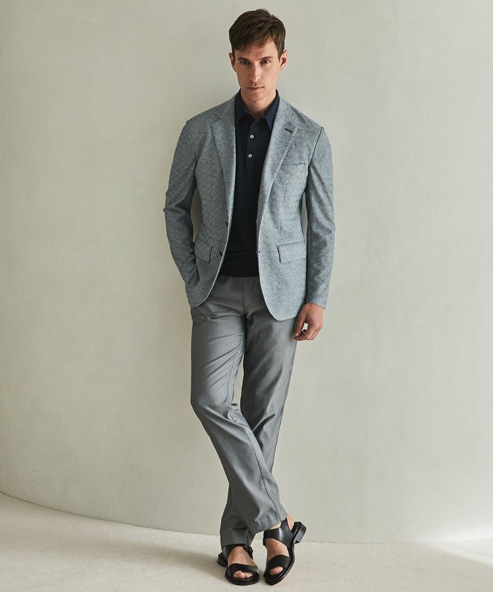 GOTAIRIKU チノ以上スラックス未満のドレス感【接触冷感/吸水速乾/ストレッチ】クールモーション コットンパンツ 